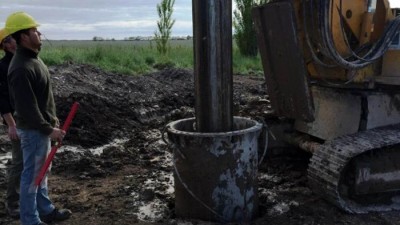 Avanza la construcción del puente que une Coronel Pringles y Coronel Suárez