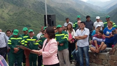 La Gobernadora de Catamarca inauguró la nueva ruta de la Cuesta de Los Ángeles