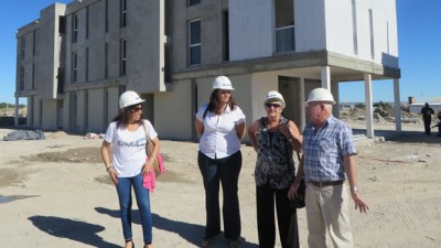 Puerto Madryn: Cuatrocientos obreros trabajan en el complejo del Plan Procrear