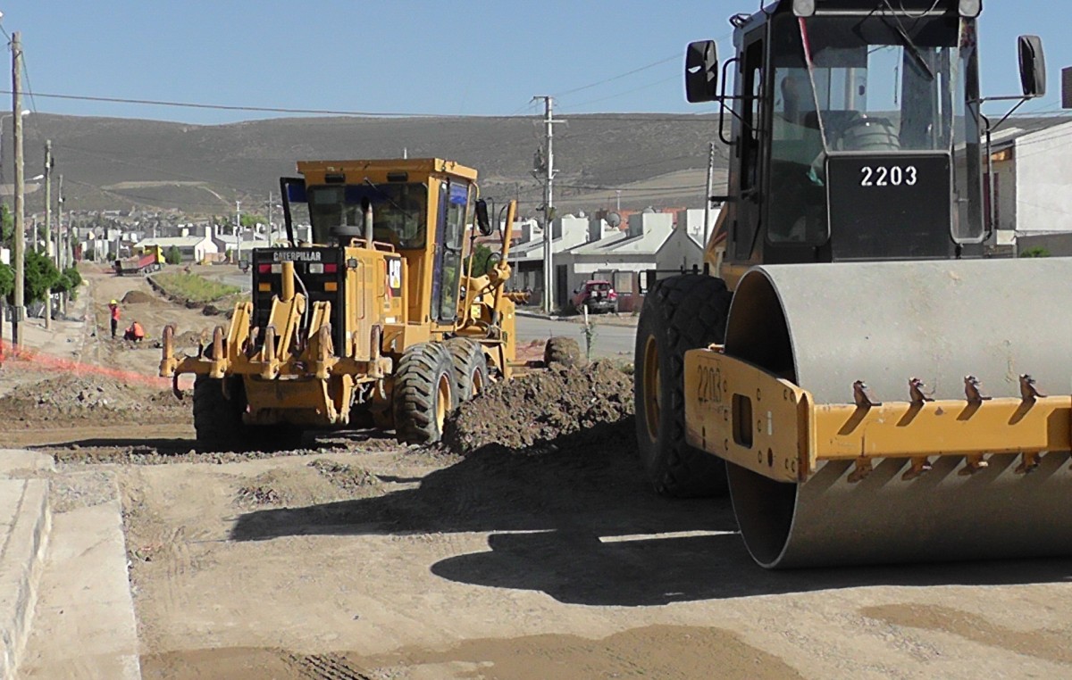 Se suman 200 cuadras más al plan de pavimentación en Comodoro
