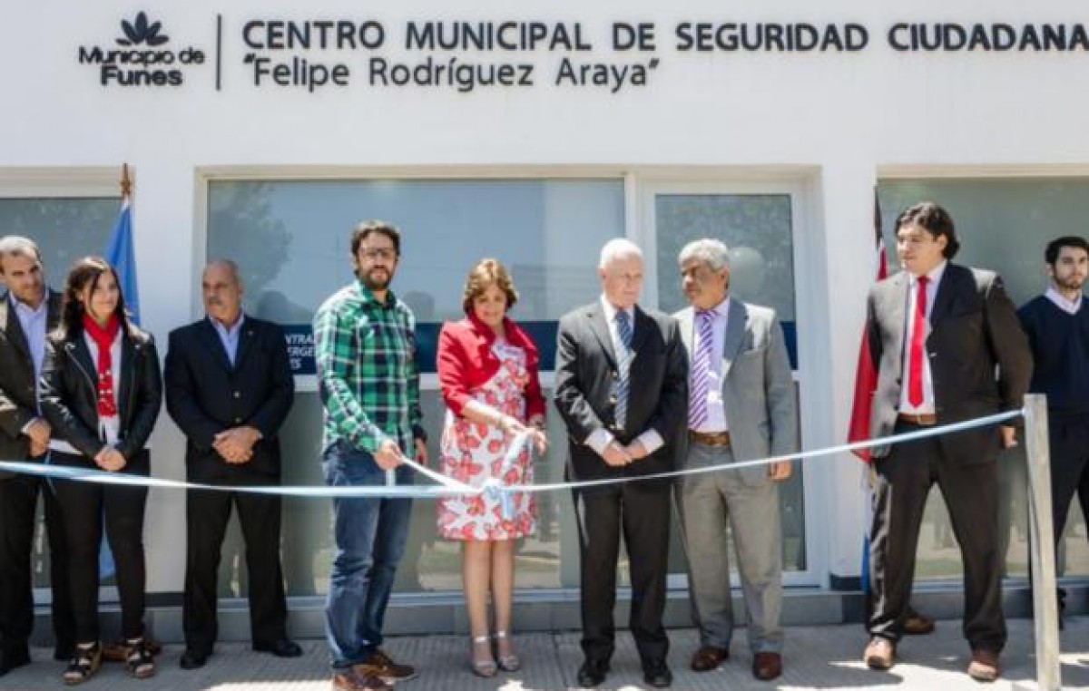 Inauguraron el Centro Municipal de Seguridad Ciudadana en Funes