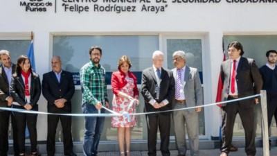 Inauguraron el Centro Municipal de Seguridad Ciudadana en Funes