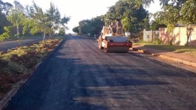 Concluyen asfaltado en 16 localidades de la zona centro de Misiones