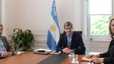 Fein estuvo en la Casa Rosada para colocar a Rosario en la agenda nacional