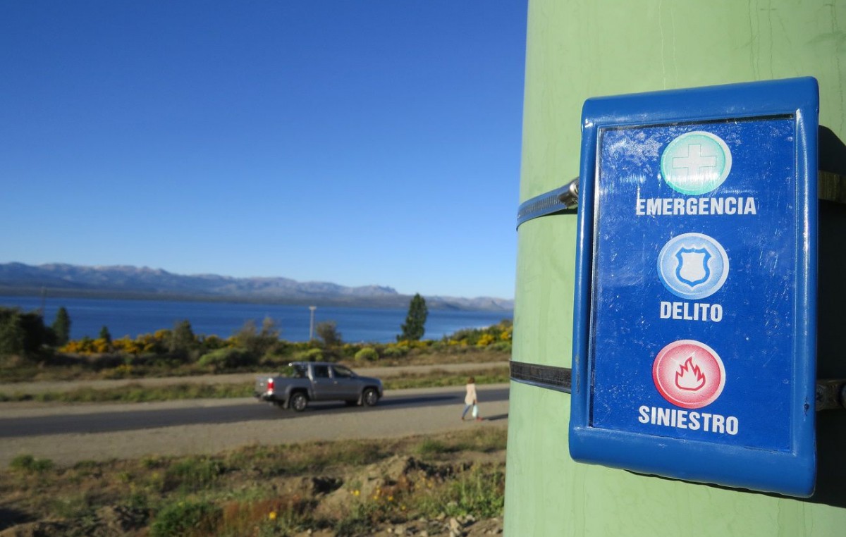 Instalaron botones antipánico en Bariloche