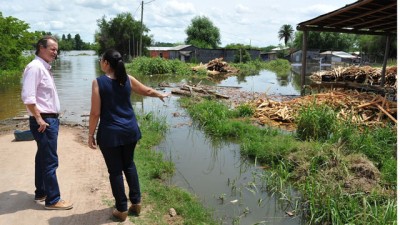 El Gobernador de Entre Ríos confirmó obras en ciudades que están afectadas por las inundaciones