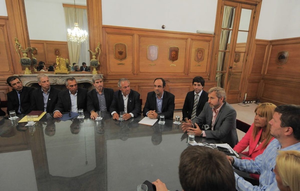 Intendentes santafesinos se reunieron con el ministro del Interior