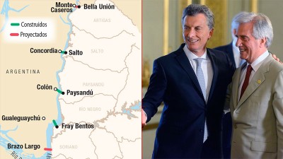 Planifican construir nuevos puentes entre Argentina y Uruguay