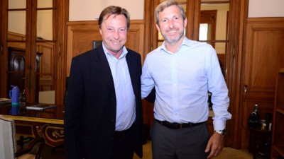 El Intendente analizó con Frigerio obras para la ciudad de Paraná