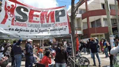 Municipales de Plottier quieren sentarse a negociar un aumento salarial
