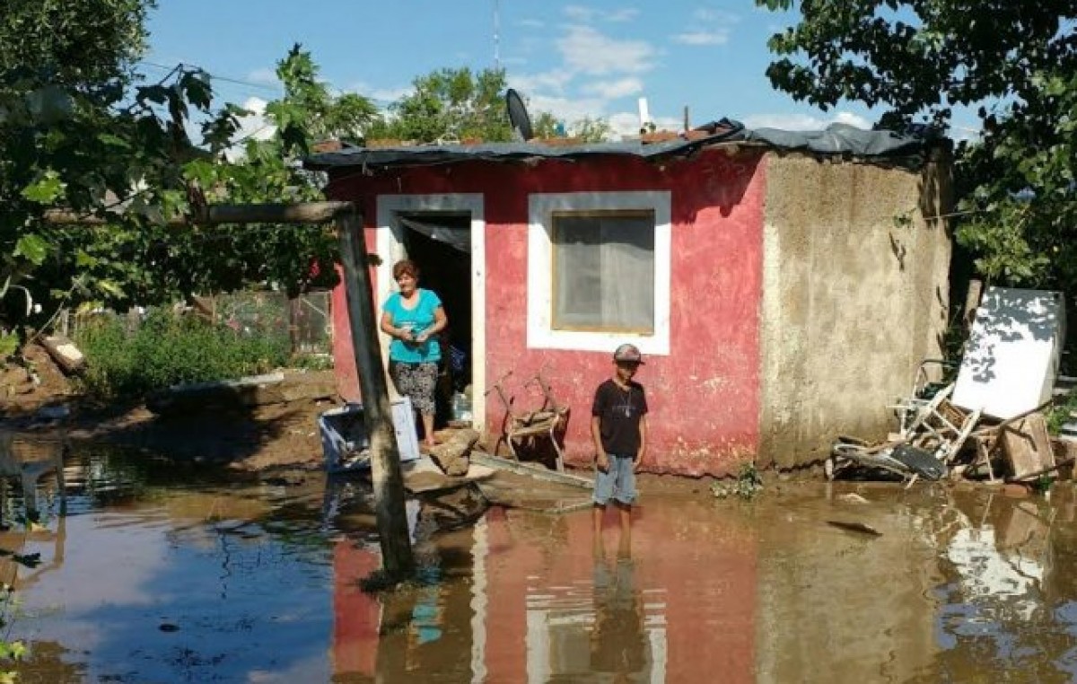 700 autoevacuados, 6000 casas dañadas y 20 mil damnificados en Tunuyán