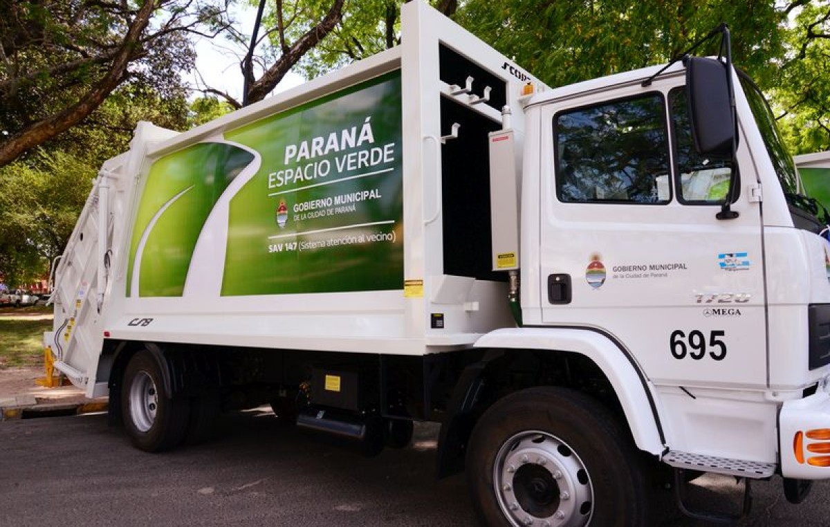 En Paraná se generan por mes unas 8.400 toneladas de basura