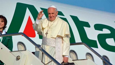 El Papa inicia su visita a México, previa escala en Cuba
