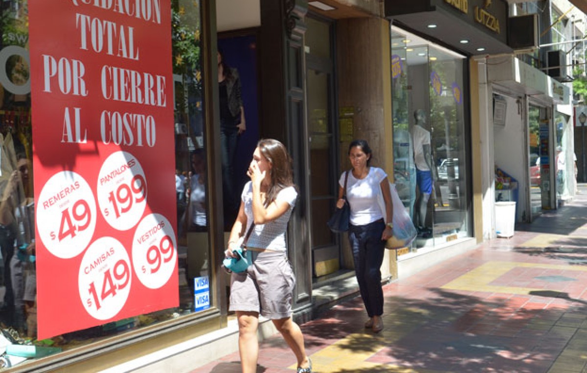 Caída del 40 por ciento en las ventas en comercios de Posadas