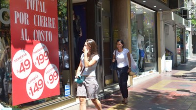 Caída del 40 por ciento en las ventas en comercios de Posadas
