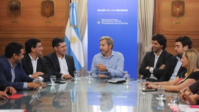 Gobernador de La Rioja e intendentes del interior se reunieron con Rogelio Frigerio