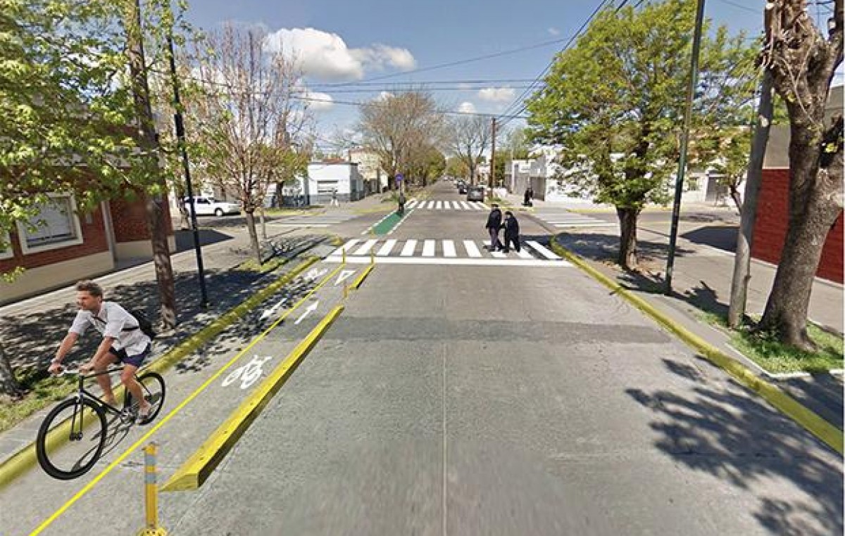 Estudian la construcción de bicisendas en el casco urbano de La Plata