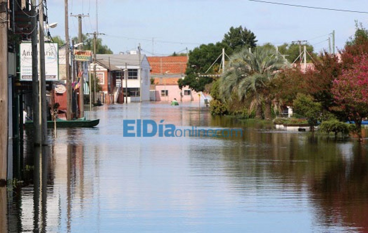 Villa Paranacito, en emergencia por la subida del río Uruguay