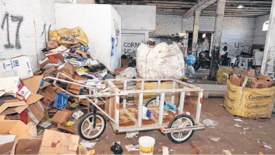 Los cartoneros de Bahía esperan por varias promesas de parte del municipio