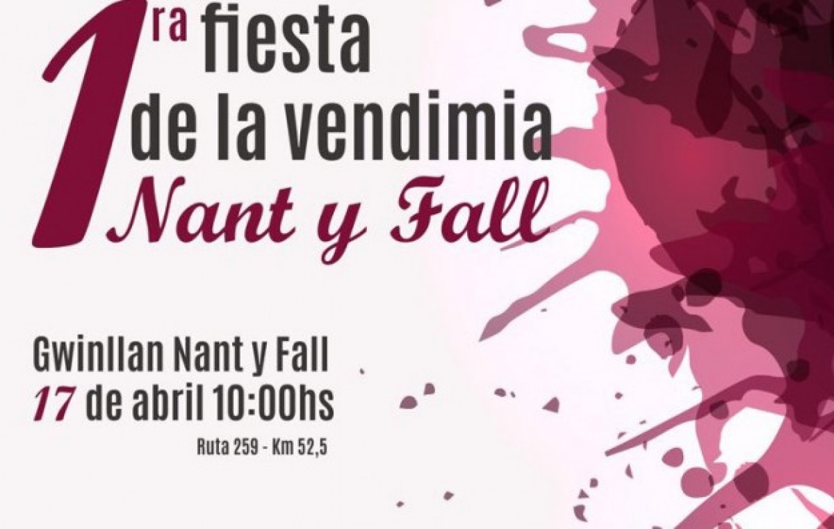 Nant Y Fall: Primera Fiesta de la Vendimia, 17 de abril en Valle 16 de Octubre
