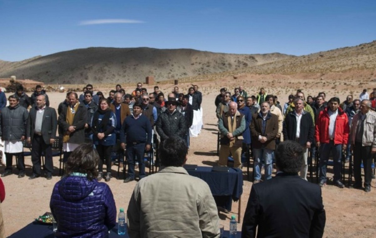 Proclama en defensa de los límites con Salta