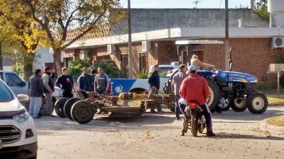 Santa Fe: Atacan a machetazos la carpa de los trabajadores en huelga