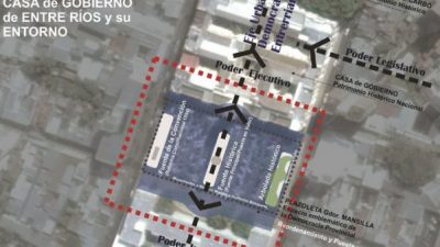Pondrán en valor el Centro Cívico de Paraná para el Bicentenario de la Independencia