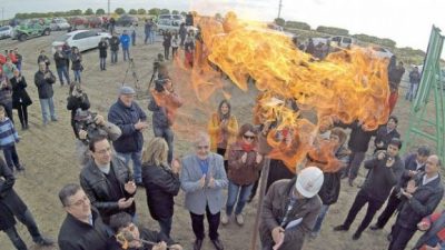 Inauguraron ampliación de red de gas que beneficia a más de 2 mil vecinos de Rawson y Trelew