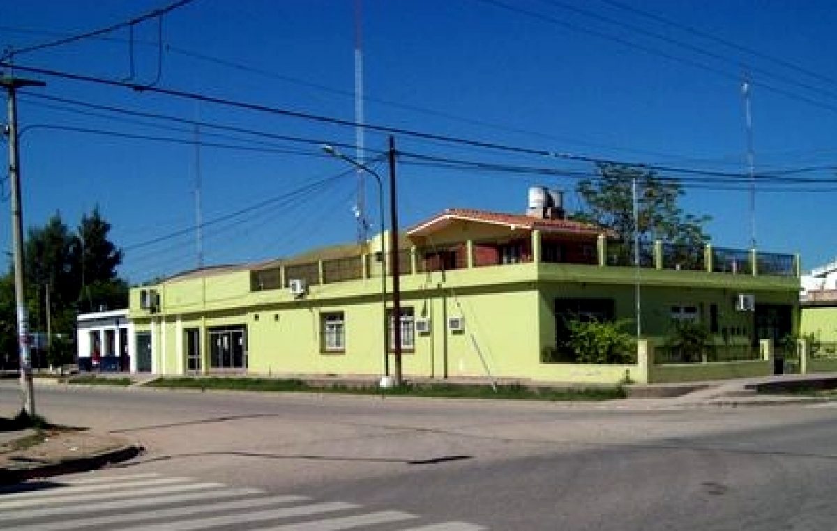 Movilización de municipales de El Quebrachal