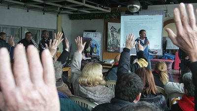 Se realizó el primer foro barrial por el Presupuesto Participativo en Lanús