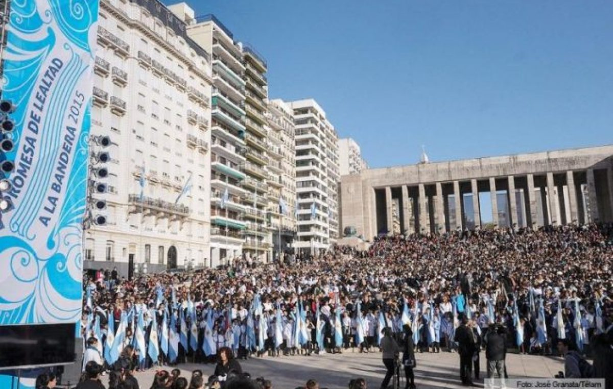 Alumnos prometerán lealtad a la Bandera en Rosario