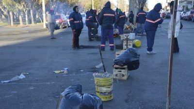 Río Gallegos: SOEM volvió a montar un piquete frente al Municipio