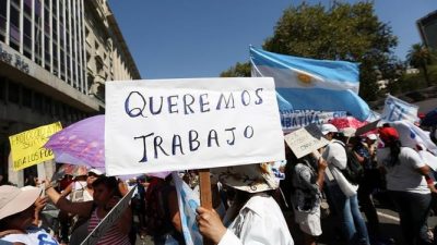 “Hay un creciente retroceso del nivel de empleo”