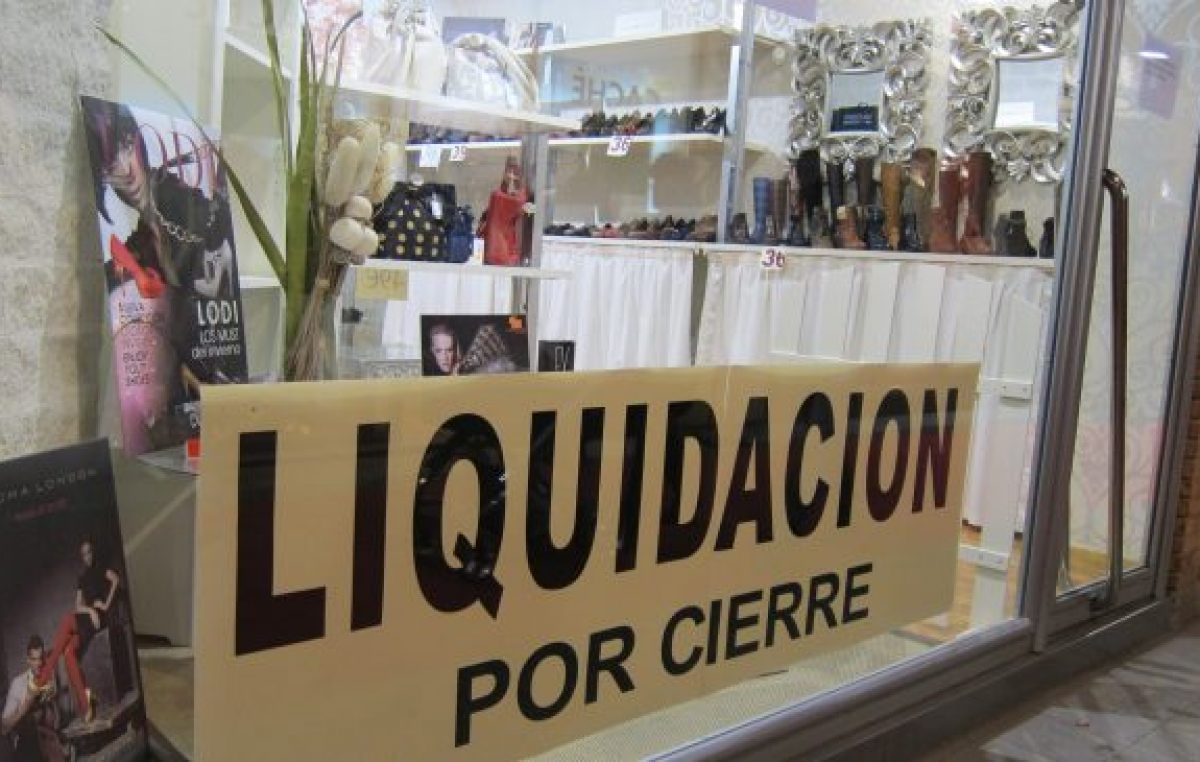 Unos 5 mil comercios cerraron desde diciembre a nivel país
