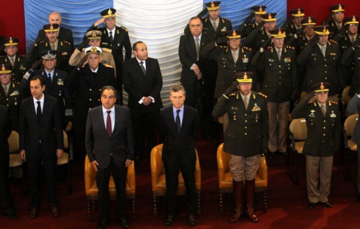 Macri derogó un decreto de Alfonsín para darle más poder a las Fuerzas Armadas