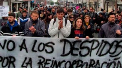 Admitieron que se registraron cerca de 60 mil despidos en el último año en el sector privado