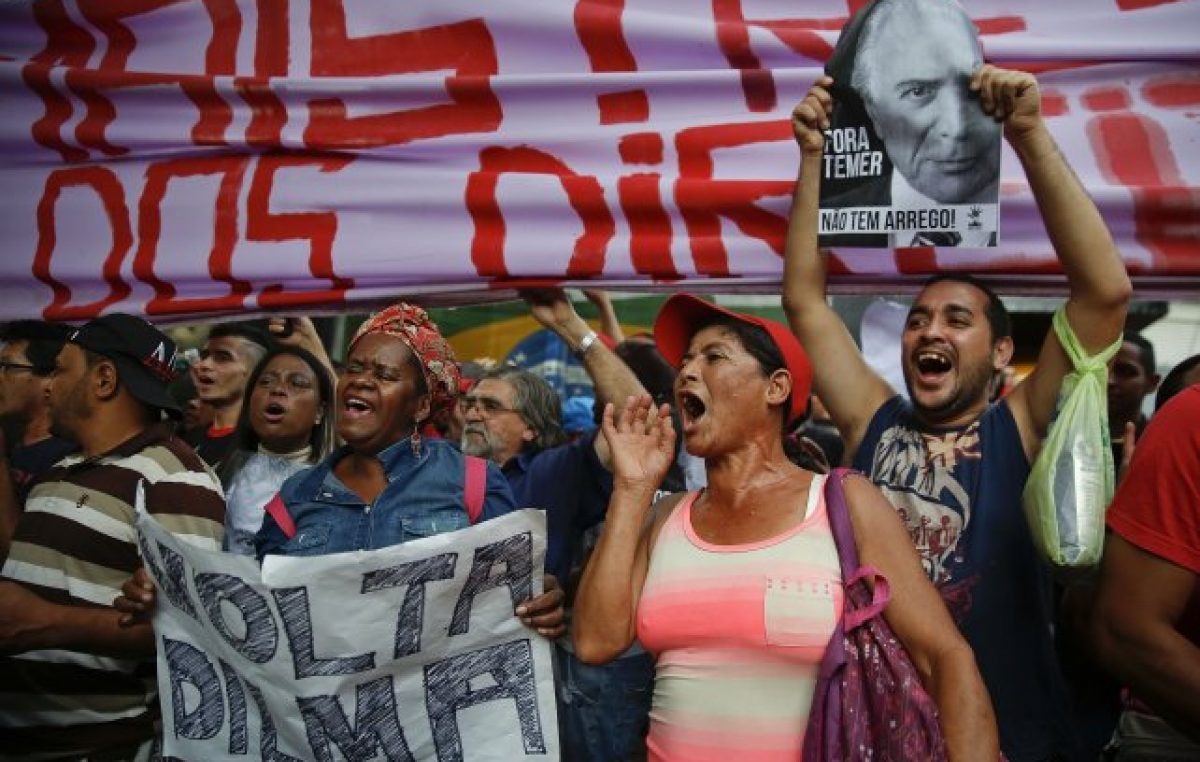 Dilma aseguró ser víctima de una farsa jurídica y política en Brasil