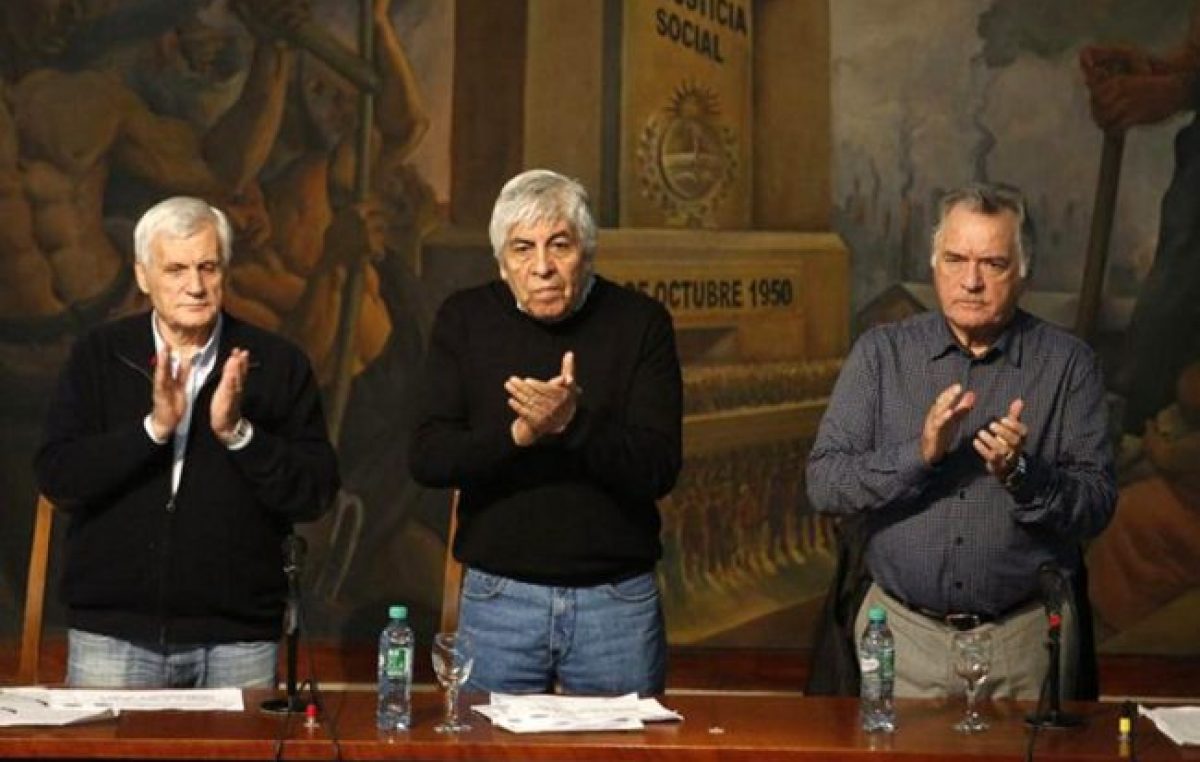 Los jefes sindicales ratifican que un triunvirato conducirá la CGT