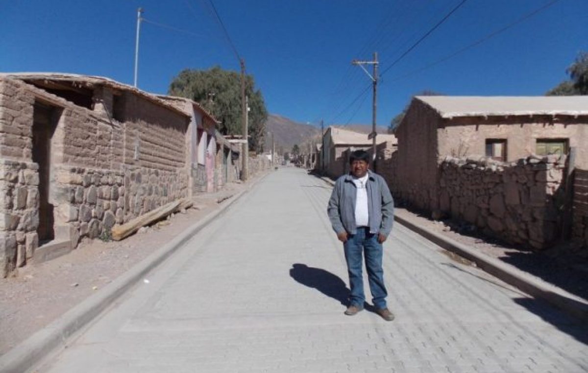 Obras en calles tilcareñas