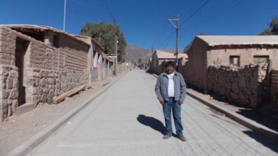 Obras en calles tilcareñas