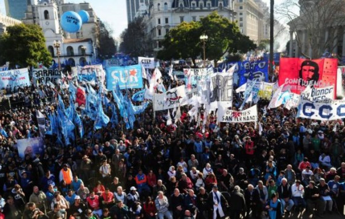 Marcha contra el ajuste y el desempleo