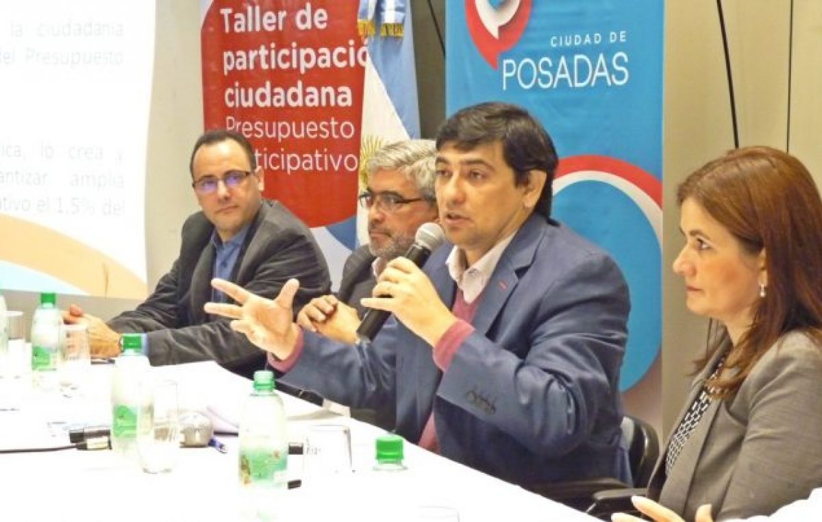 Presupuesto participativo: los posadeños votarán el 21 de agosto en qué obras gastar 20 millones de pesos