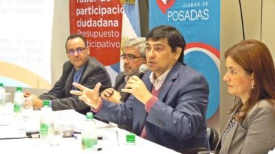 Presupuesto participativo: los posadeños votarán el 21 de agosto en qué obras gastar 20 millones de pesos