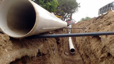 San Martín: millonaria obra de cloacas para cinco barrios