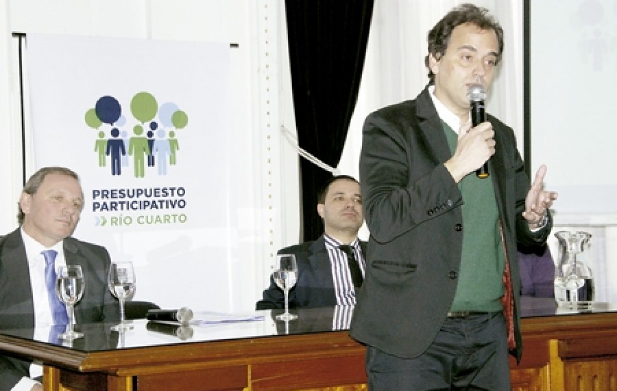 El Presupuesto Participativo en Río Cuarto se pone en marcha el miércoles 31