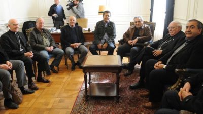CGT e Iglesia pidieron al gobierno «celeridad» ante las demandas