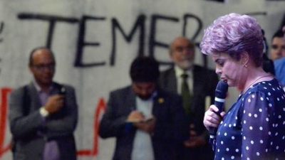 Dilma arremete contra gobierno ilegítimo de Temer