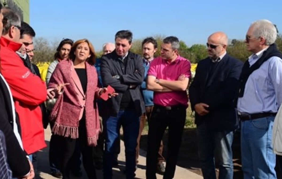 Intendentes cordobeses visitaron Santa Tomé