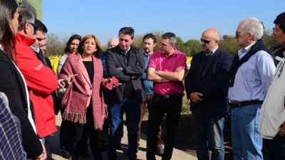 Intendentes cordobeses visitaron Santa Tomé
