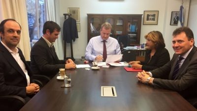 Seguridad interior: San Lorenzo, Las Rosas y Santo Tomé firmaron convenio